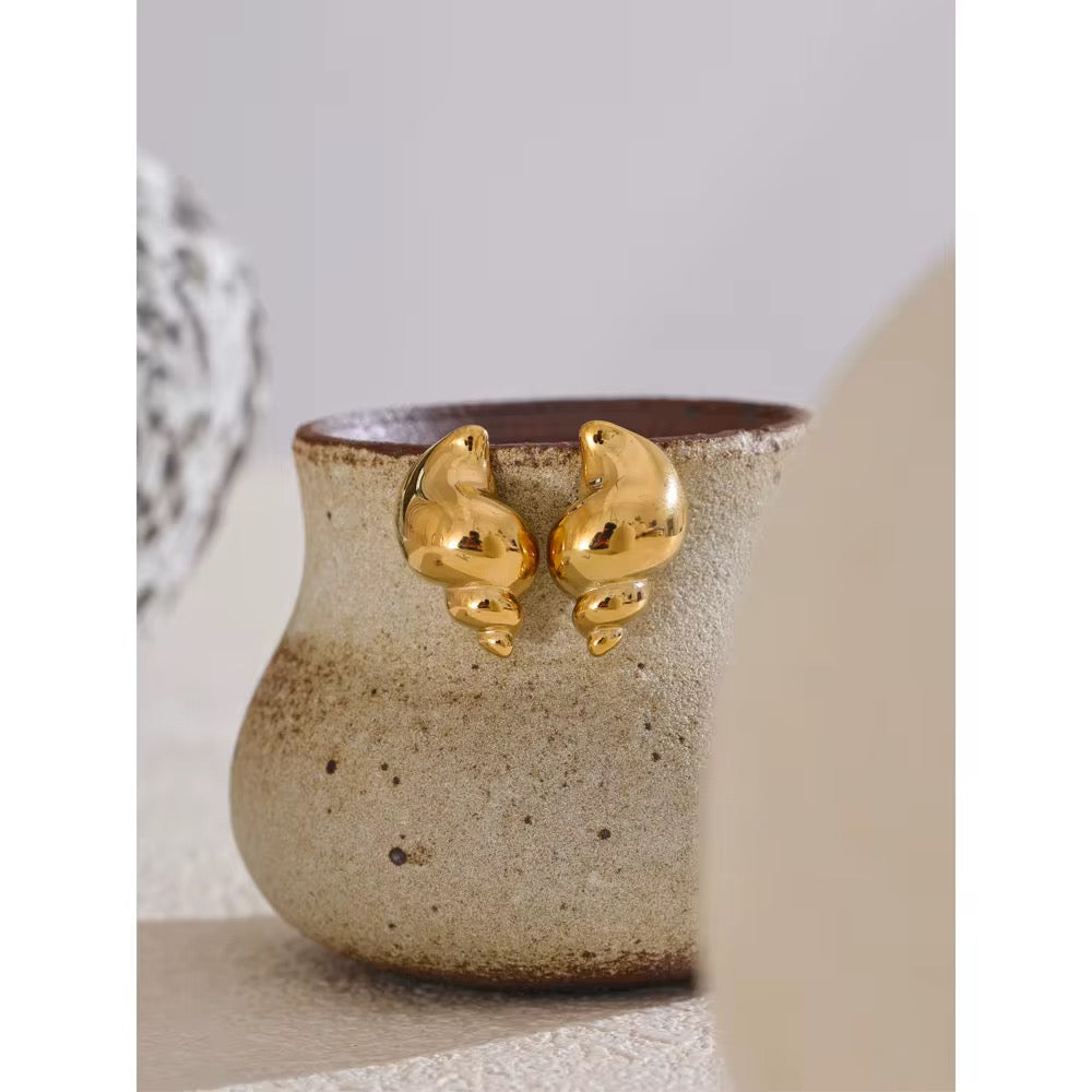 Conch Stud Earrings