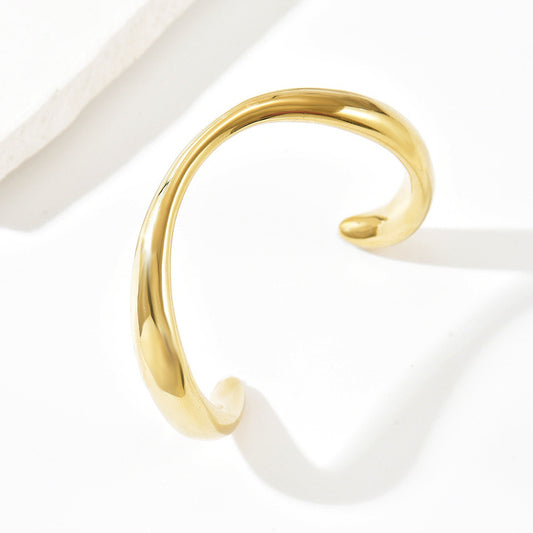 Dual Curve Bangle